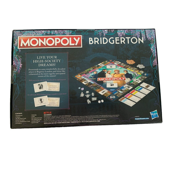 New Monopoly Bridgerton Edition Board Game Hasbro Netflix Sealed - Picture 5 of 5